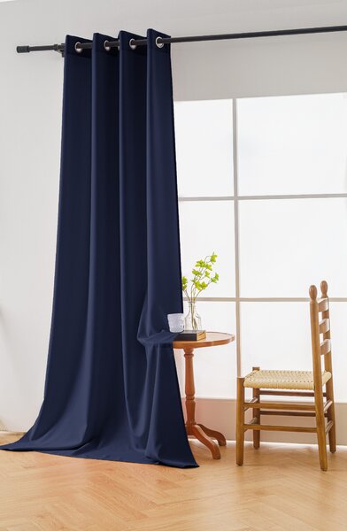 Draperie albastru inchis OXFORD 140x250 cm Agatat: Rejansa