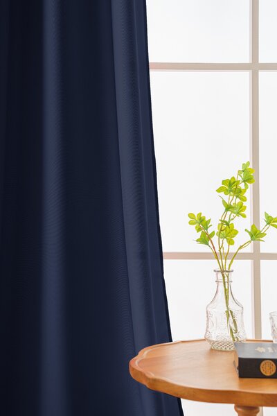 Draperie albastru inchis OXFORD 140x250 cm Agatat: Rejansa