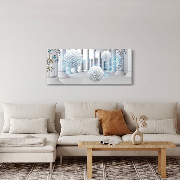 Tablou abstract în stil antic (120x50 cm)