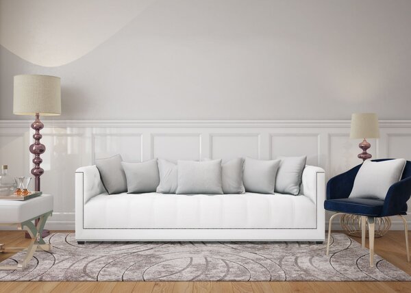 Covor Fashion 32006-120, Marime 80 x 150 cm, Maro, Inaltime Fir 12 mm, Antialergic, Polipropilena, Living, Dormitor, Sufragerie, Birou 80 x 150