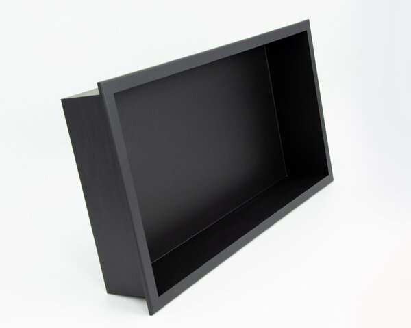 Balneo Wall-Box One Black raft de nișă 60 cm negru OB-BL4