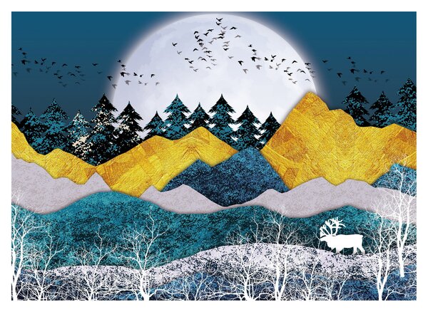 Tablou - Peisaj polar (70x50 cm)