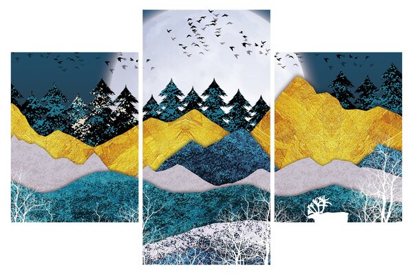 Tablou - Peisaj polar (90x60 cm)