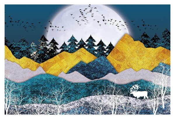 Tablou - Peisaj polar (90x60 cm)
