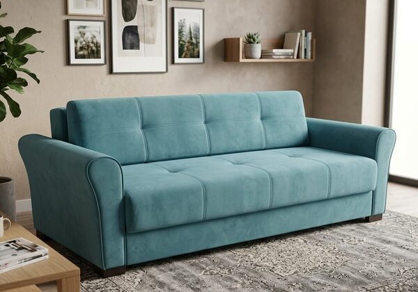 Canapea extensibila Oliva Modela Turcuaz