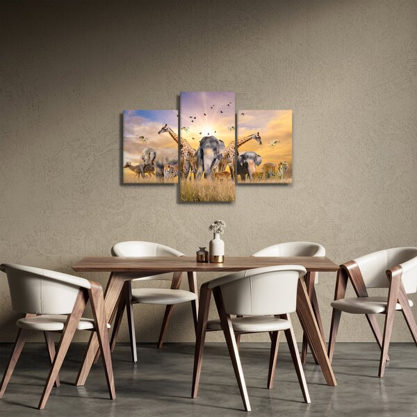 Tablou - Animae din Africa (90x60 cm)