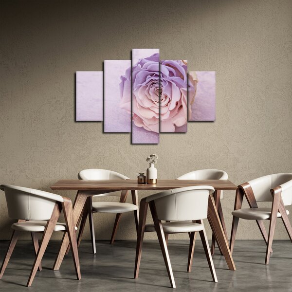 Tablou detaliu florii de trandafir (150x105 cm)