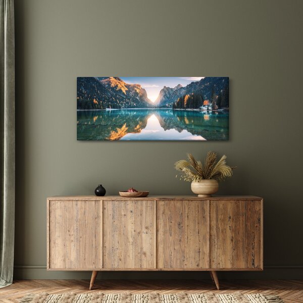 Tablou - Lacul montan (120x50 cm)