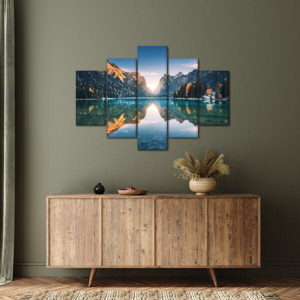 Tablou - Lacul montan (150x105 cm)