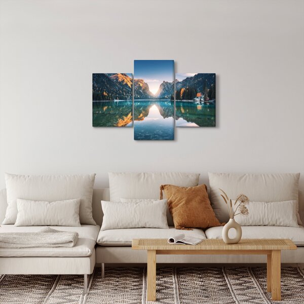 Tablou - Lacul montan (90x60 cm)