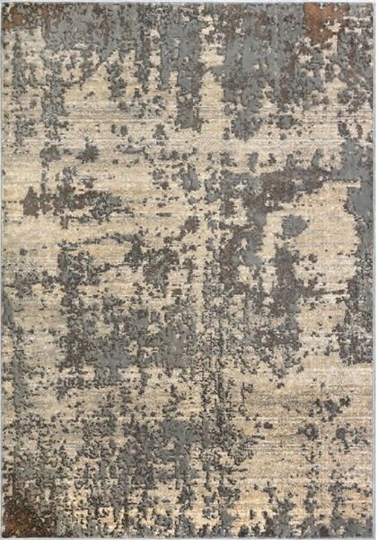Covor Anny 33002-679, Marime 195 x 300 cm, Crem, Gri, Inaltime Fir 7 mm, Antialergic, Polipropilena, Living, Dormitor, Sufragerie, Birou 195 x 300