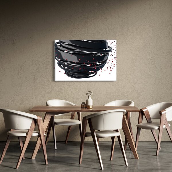 Tablou - Abstracției de glob pământen (90x60 cm)