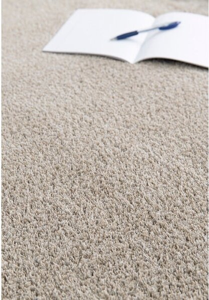 Covor Premium Belgian Soft Rimini 71481-077, Bej, Gri, Marime 160 x 230 cm, Lungime Fir 22 mm, Poliester Reciclat, Antialergic, Living, Dormitor