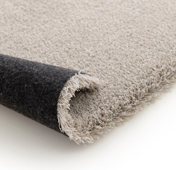 Covor Premium Belgian Soft Rimini 71481-077, Bej, Gri, Marime 160 x 230 cm, Lungime Fir 22 mm, Poliester Reciclat, Antialergic, Living, Dormitor