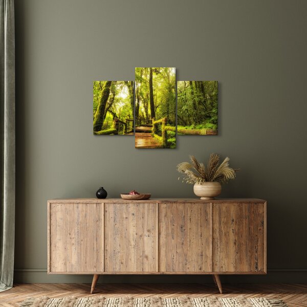 Tablou junglei cu mușchi (90x60 cm)