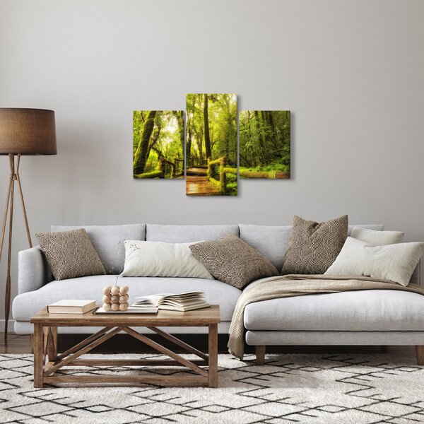 Tablou junglei cu mușchi (90x60 cm)