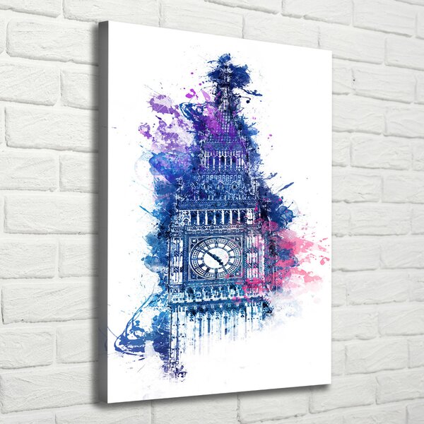Tablouri tipărite pe pânză Colorat Big Ben
