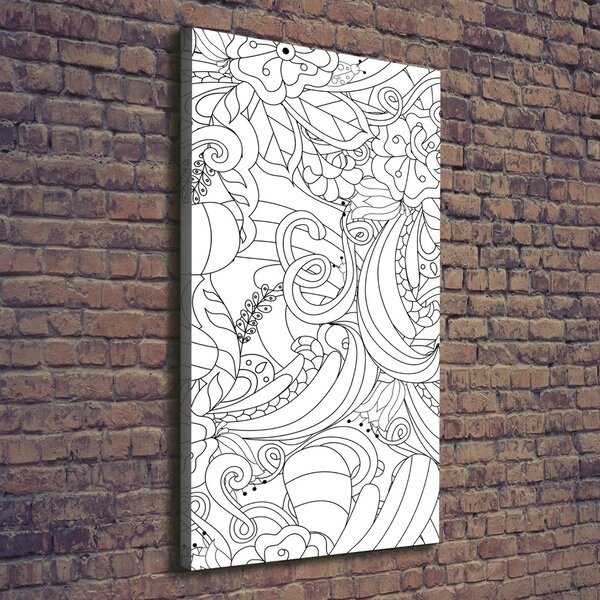 Tablouri tipărite pe pânză zentangle fundal