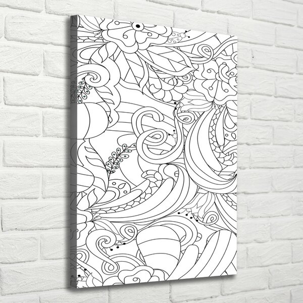 Tablouri tipărite pe pânză zentangle fundal