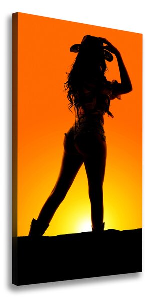Tablou canvas Figura cowgirls