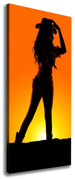 Tablou canvas Figura cowgirls
