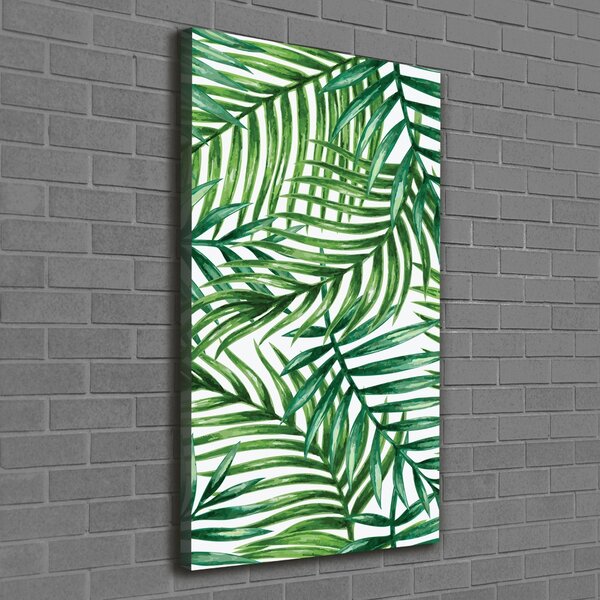 Tablou pe pânză canvas frunze de palmier
