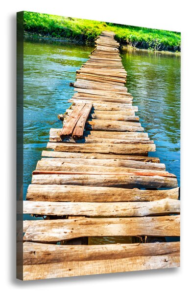 Tablou pe pânză canvas pod de lemn