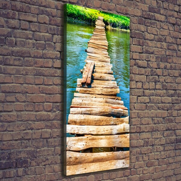 Tablou pe pânză canvas pod de lemn