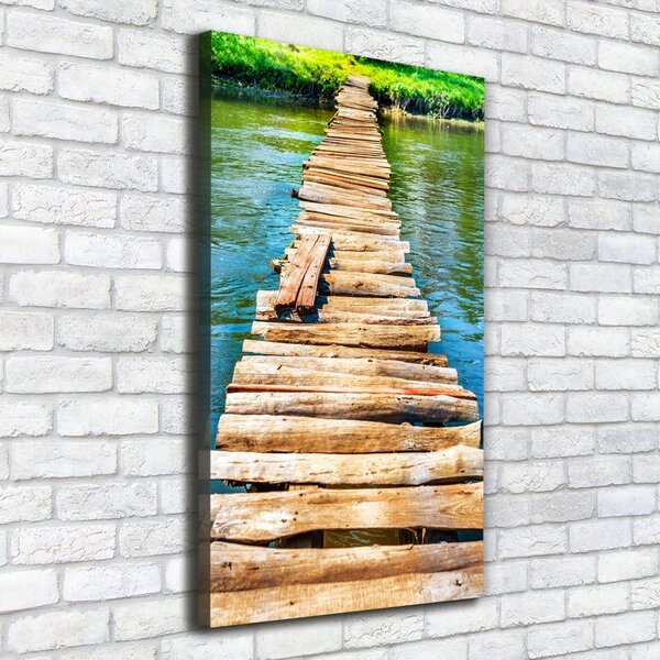 Tablou pe pânză canvas pod de lemn