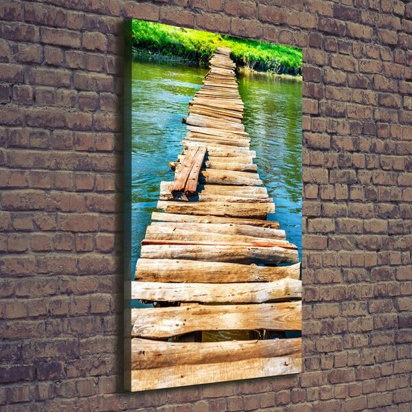 Tablou pe pânză canvas pod de lemn