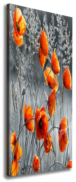 Pictură pe pânză wildflowers maci