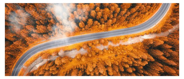 Tablou - Strada montană (120x50 cm)
