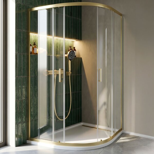 Baterie de duș Rea Hunter Brushed Gold