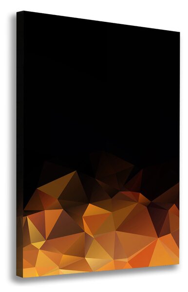 Tablou canvas triunghiuri abstractizare