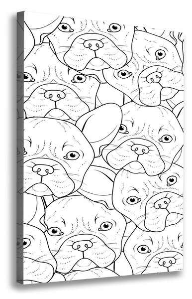Imprimare tablou canvas Bulldogs franceză