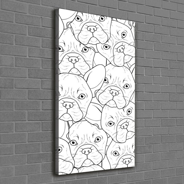 Imprimare tablou canvas Bulldogs franceză