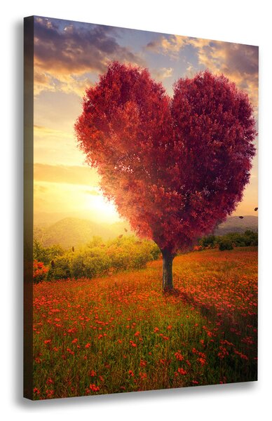 Tablou canvas copac inima