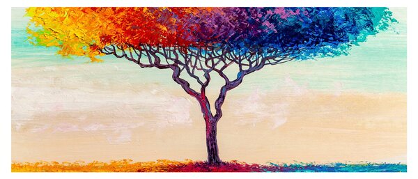 Tablou cu pom pictat (120x50 cm)