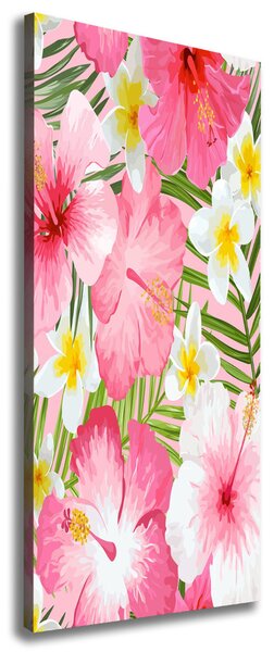 Tablou pe pânză canvas flori tropicale