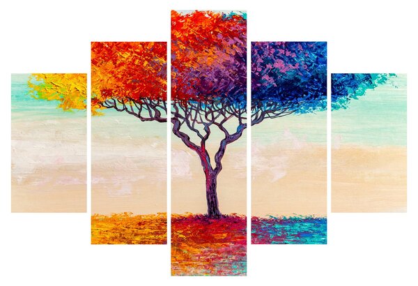 Tablou cu pom pictat (150x105 cm)