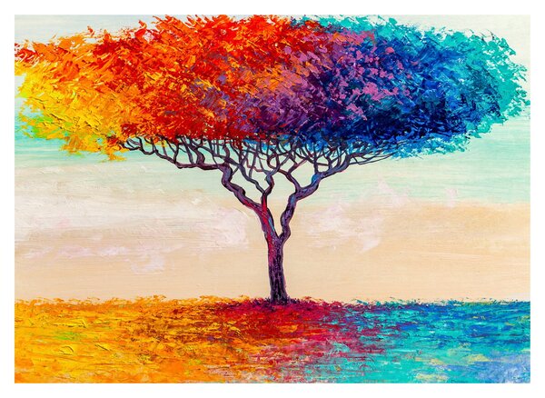 Tablou cu pom pictat (70x50 cm)