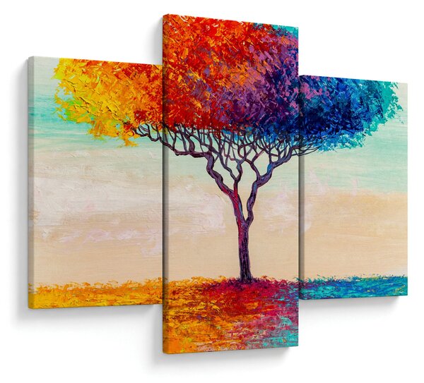 Tablou cu pom pictat (90x60 cm)