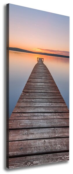 Print pe canvas debarcader din lemn
