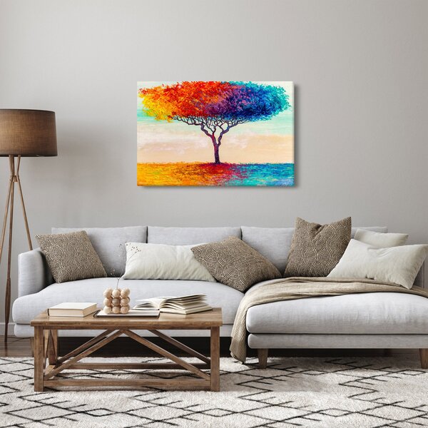 Tablou cu pom pictat (90x60 cm)