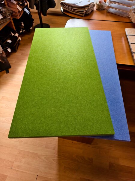 Bilnora Extra Dense simțit panouri acustice 120x60x2cm cu spate autoadeziv - 120x60x2cm