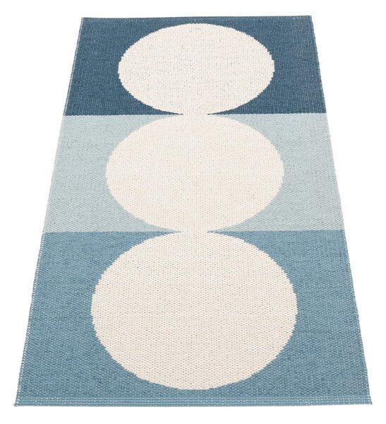 Covor pentru exterior și interior albastru/crem 70x140 cm Otto Sky – Pappelina