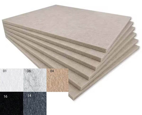 Bilnora Extra Dense simțit panouri acustice 100x50x2.5cm/ cu spate autoadeziv