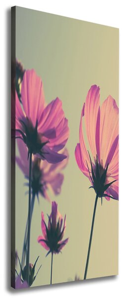 Tablou canvas flori roz