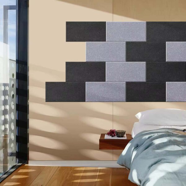 Bilnora Extra Dense simțit panouri acustice 100x50x2.5cm/ cu spate autoadeziv