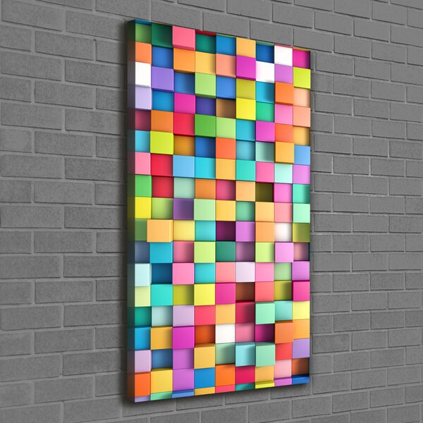 Tablou pe pânză pătrate abstracte
